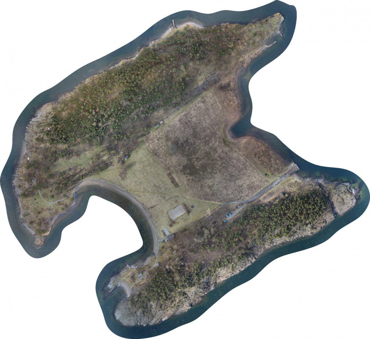 langøyene project terrain model from drone
